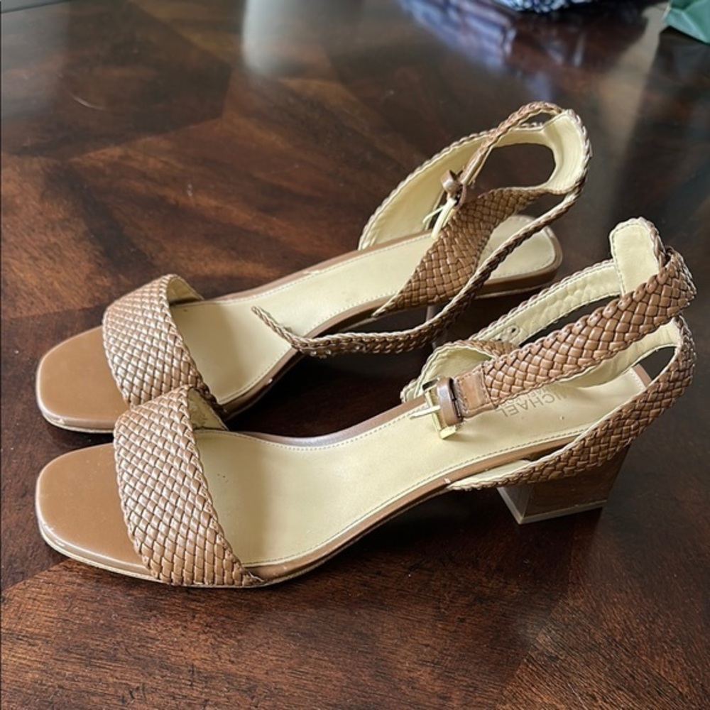 Michael Kors Brown Woven Women's Sandals 8.5